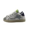 Sneaker primo passo in pelle con lacci