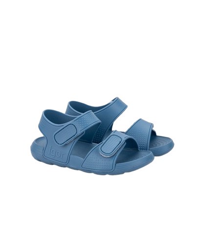 Sandalo con doppio velcro