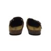 Sabot in pelle scamosciata con fibbia
