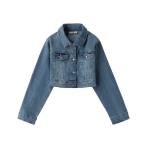 Giubbotto in denim con taschine