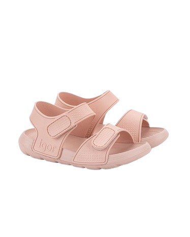 Sandalo con doppio velcro