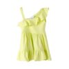 Vestito monospalla in cotone
