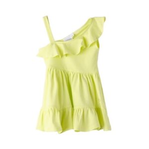 Vestito monospalla in cotone