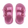 Sandalo doppio velcro con cuoricini