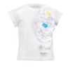 Completo t-shirt con fiore e gonna/pantalone