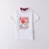 T-shirt mezza manica con stampa sunset
