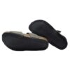 Sandalo in eco pelle con fibbia e velcro