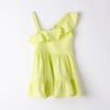Vestito monospalla in cotone