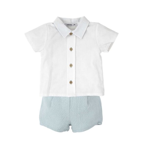 Completo camicia mezza manica e bermuda