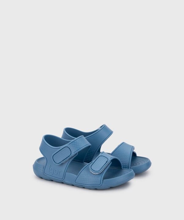 Sandalo con doppio velcro