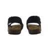 Sandalo in eco pelle con doppia fibbia