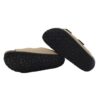 Ciabatta in pelle con doppie fibbie
