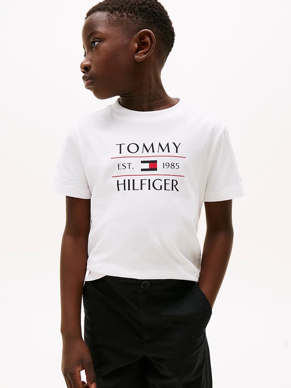 T-shirt mezza manica con stampa logo