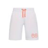Bermuda in felpa con logo e coulisse