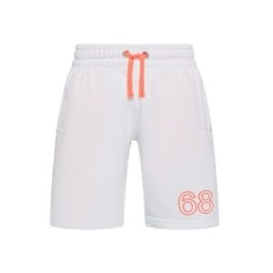 Bermuda in felpa con logo e coulisse