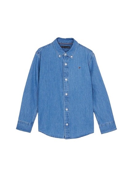 Denim chambray shirt ls
