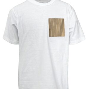 T-shirt con taschina a righe