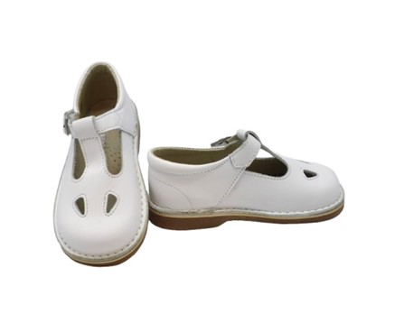 Scarpa due occhi in pelle con fibbia