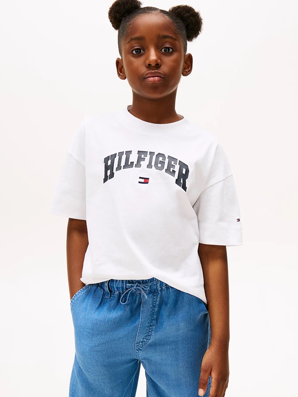 T-shirt mezza manica con stampa logo