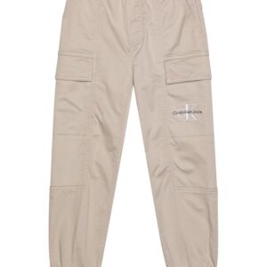 Pantalone cargo con elastico al cinto