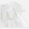 Vestito con colletto ricamato e coulotte
