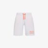 Bermuda in felpa con logo e coulisse