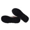 Sneaker in pelle e tessuto tecnico con lacci