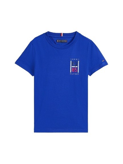 T-shirt mezza manica con grafica e logo