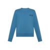 Felpa in cotone con ricamo logo