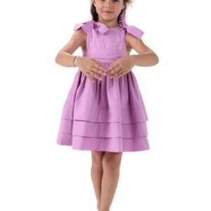 Vestito con fiocchi sulle spalle