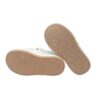 Sneaker in pelle con doppio velcro