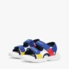 Sandalo multicolor con doppio velcro
