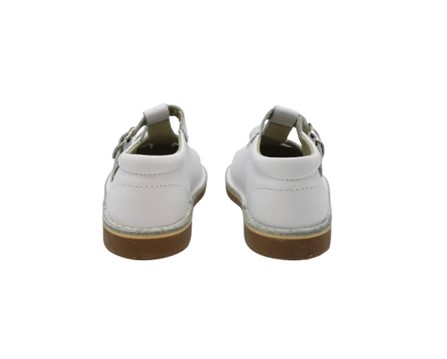 Scarpa due occhi in pelle con fibbia