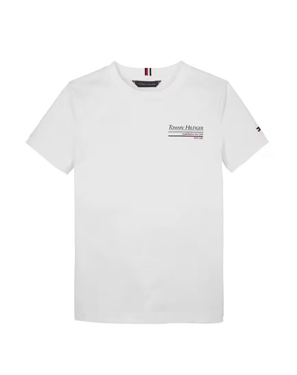 T-shirt mezza manica con stampa sul retro