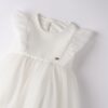 Vestito in tulle con volant alle maniche