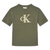 T-shirt mezza manica con ricamo logo