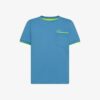 T-shirt mezza manica con taschino e logo ricamato