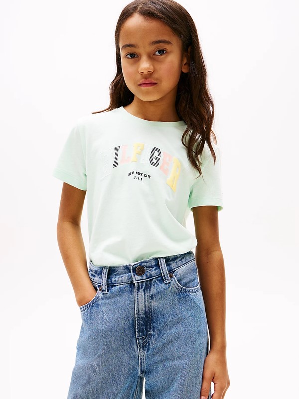 T-shirt mezza manica con stampa logo