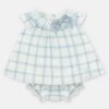 Vestito con coulotte a quadri