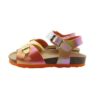Sandalo in pelle con doppia fibbia