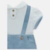 Completo camicia e salopette