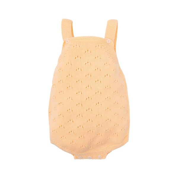 Body traforato con babbucce in cotone