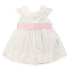 Vestito in cotone con fascia
