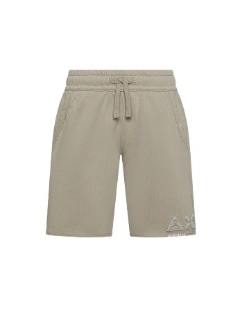 Bermuda in felpa con coulisse