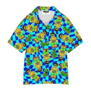 Camicia mezza manica fantasia dinobeach