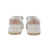 Sneaker in pelle con doppio velcro