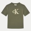 T-shirt mezza manica con ricamo logo