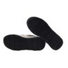 Sneaker in pelle e tessuto tecnico con lacci
