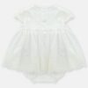 Completo vestito con ricami e coulotte