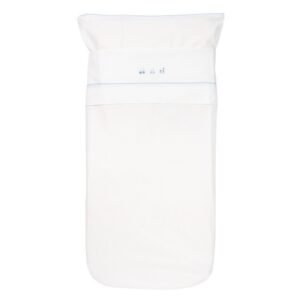 Coordinato culla in cotone con ricamo